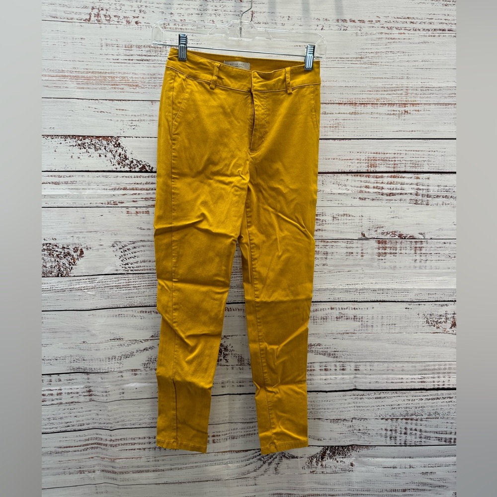 Active USA Size Small Yellow Work Pant